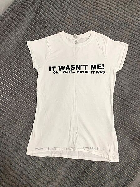 Классная белая футболка Gildan 100 cotton