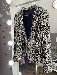 Леопардовый пиджак ZARA