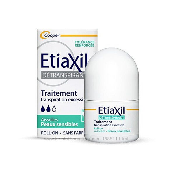 Etiaxil Antiperspirant для чутливої шкіри 