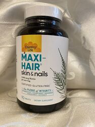 Country Life Maxi-Hair-60 шт  вітамінно-мінеральний комплекс