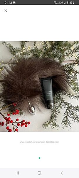 Набір гарний хвостик з металевою пробкою та гель-змазка mixgliss