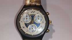 Часы Швейцария Swatch Chronograph Watch. 1993 год