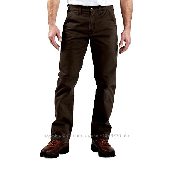 Темно коричневі джинси прямі чоловічі класичні 100 бавовна