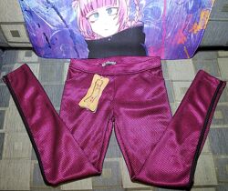 Лосини рожеві в сіточку лосины розовые в черную сеточку легенсы фуксия