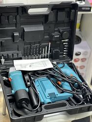 Хіт-набор Makita 3в1, дрель-шуруповерт, лобзик и болгарка