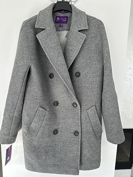 Стильне укорочене пальто Vivalon Лаура розмір 42