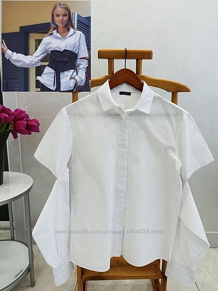 Стильна блузка сорочка ENME розмір XS -S