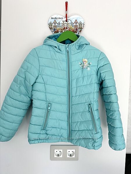 Куртка вітровка дитяча C&A Frozen 134 см.