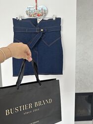 Стильна джинсова спідниця Bustier Brand розмір M  як the coat. Нова
