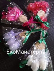 Восковые свечи ручной работы. Свечи Тюльпан.