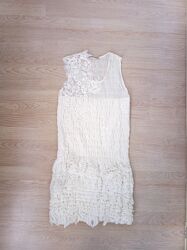Кашемировое платье Ermanno Scervino, р.36-38, S-М