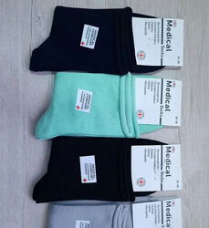 Жіночі шкарпетки без резинки бавовна медичні р. 36-40 diadetic socks