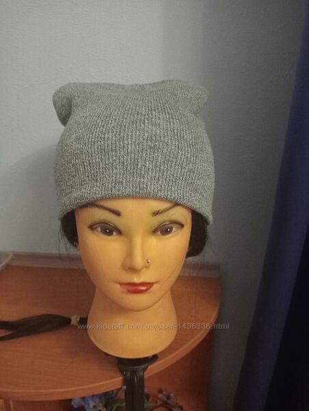 Шапочка сіра підліткова