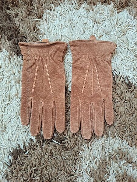 Замшевые перчатки