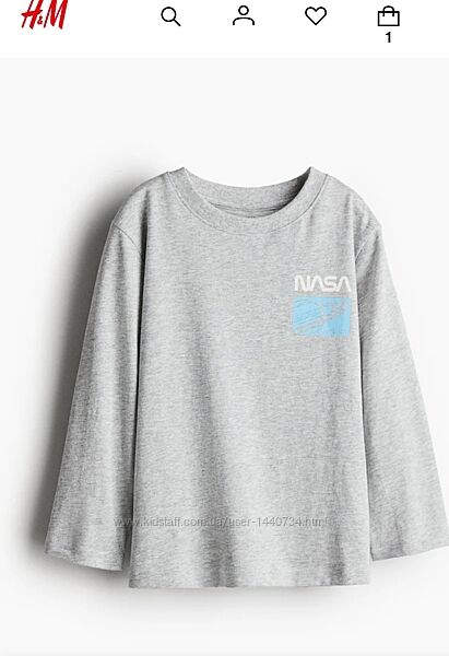 Реглан для мальчика хлопок H&M 98-104, 110-116, 112-128, 134-140