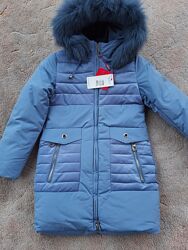 Зимове пальто для дівчаток 134-158