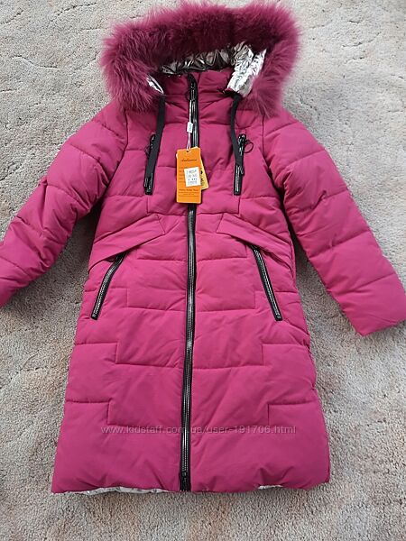 Зимова куртка-пальто 140-164