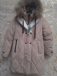 Зимове пальто 140-164 для дівчат
