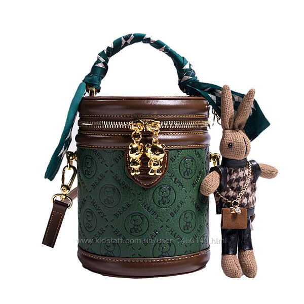 Сумка женская через плечо зеленая Beibaobao