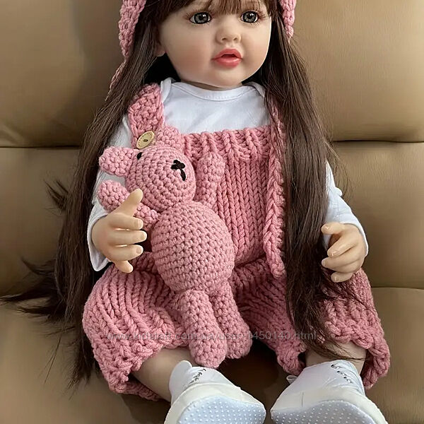 Очаровательная Кукла Реборн Reborn Девочка Виктория 55 см