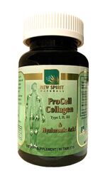 Просел Колаген і Гіалуронова кислота 90 капс Краса та здоровя Ссглобів.