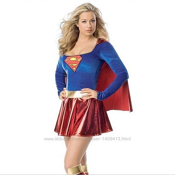 Карнавальний костюм Superwoman Supergirl Super Hero
