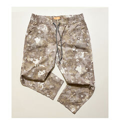 Eur 44 нові брендові натуральні літні штани на резинці високі брюки бавовна
