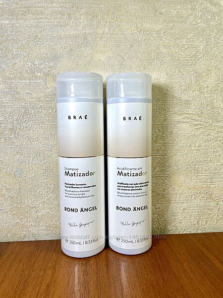 Набір BRAE Bond Angel Kit Matizador Blonde Balance Shampoo & pH Treatment