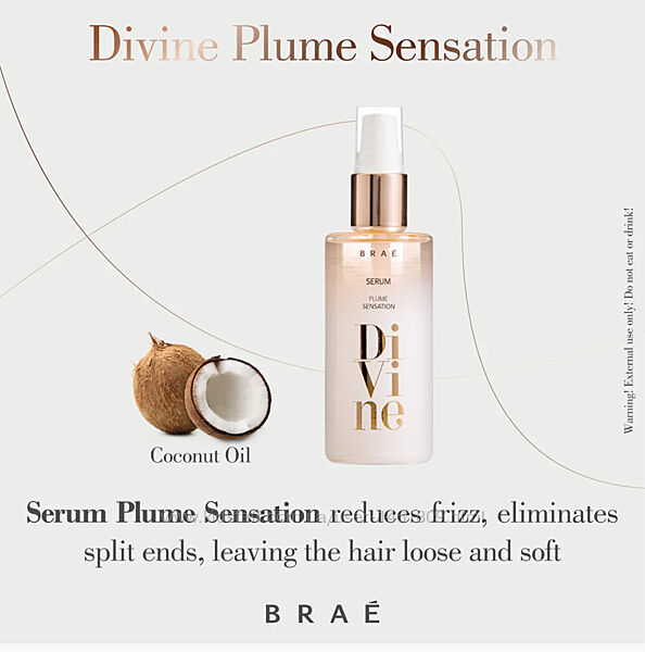 Сироватка для зміцнення волосся Brae Divine Plume Sensation