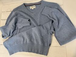 Мужской пуловер, Чоловічий пуловер L блакітно-сірий