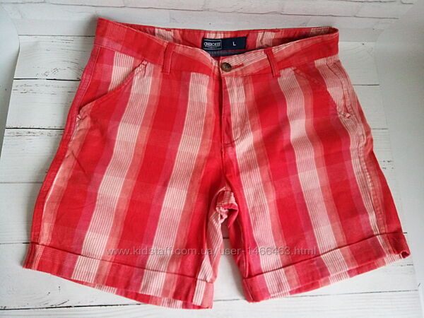 Літні короткі шорти 3 шт, розмір 46-48, рожеви, червоні, бежеви