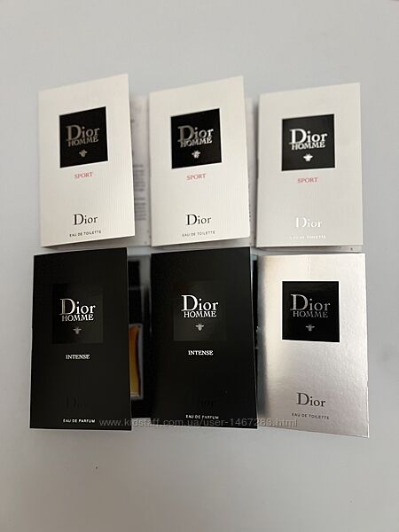 Dior homme разные пробники 1мл