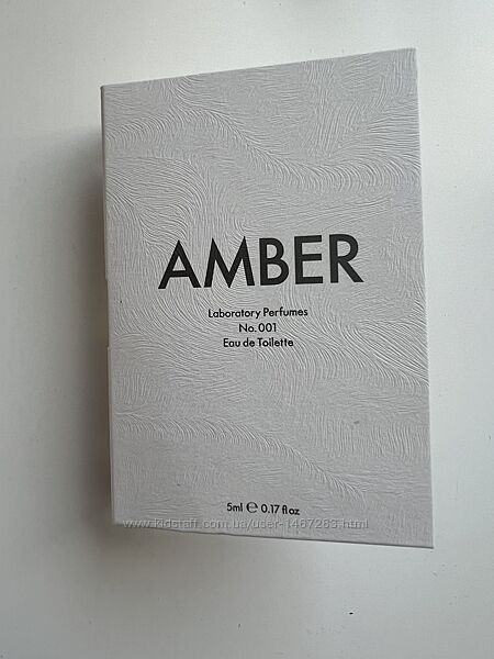 Amber Laboratory Perfumes edt 5мл миниатюра