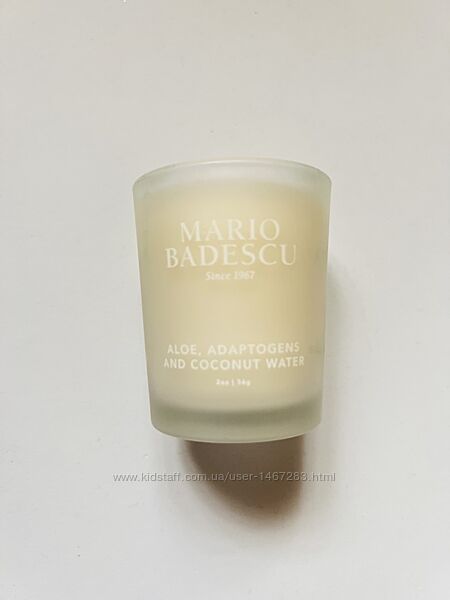 Mario badescu soy blended candle with aloe and coconut water свечка 56g