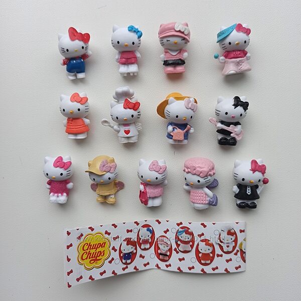 Колекція фігурок кіндер Чупа чупс Хелоу Кітті