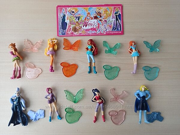 Колекція фігурок кіндер Феї Вінкс Клуб 2012