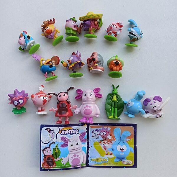 Колекція Смішарики , Лунтік , Киндер Чупа чупс