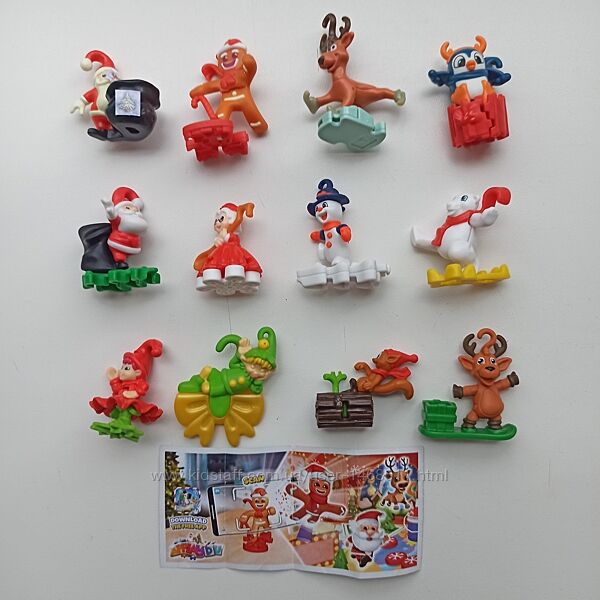 Новорічні колекції кіндер джой 2023, Kinder Joy Christmas 2023