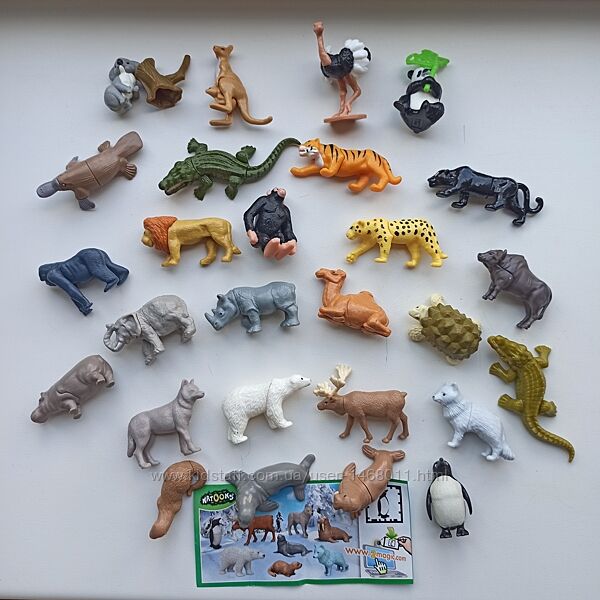 Африканські тварини, Полярні тварини, Тварини світу, Кіндер Натунс