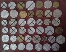 Монеты мира Венгрия, Румыния, Югославия 8 шт всего