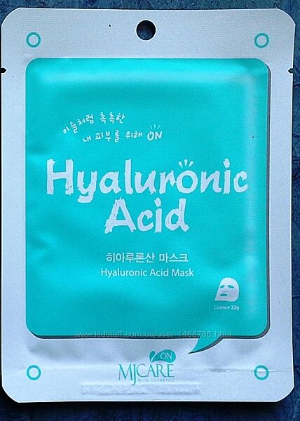 Тканинні корейські маски MJ Care MiJin Hyaluronic Acid