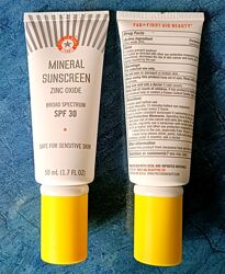 Крем SPF30 First Aid Beauty Mineral Sunscreen Zinc Oxide 50 мл