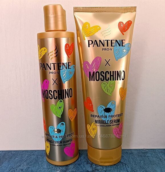 Шампунь Pantene Pro-V x Moschino Repair and Protect Miracle Shampoo 250ml