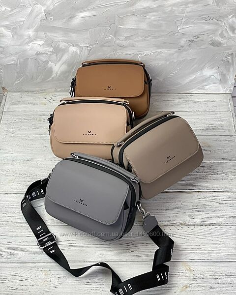 Сумка кросс боді на ручці шлейці ланцюжку Johnny Alex Mia 9076 как David Jo