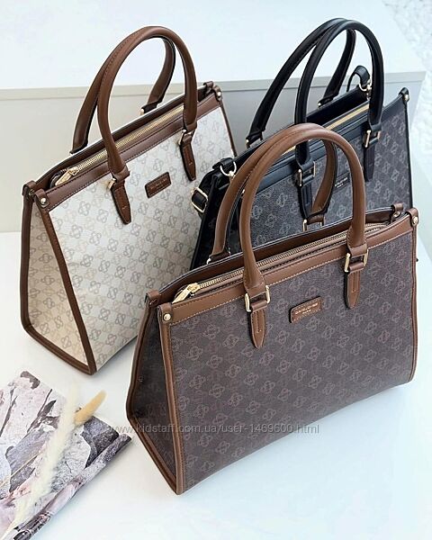 Сумка тоут шопер класична David Jones 7154 під Louis Vuitton луі вітон