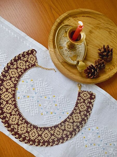 Силянка з бісеру, традиційна прикраса, handmade