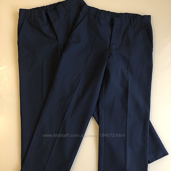 Школьные брюки темно-синие Marks&Spencer на 7-8лет 128 см