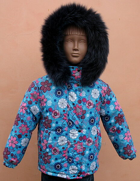 Модная   курточка для маленькой модницы. Зима 104   , 110 ,128