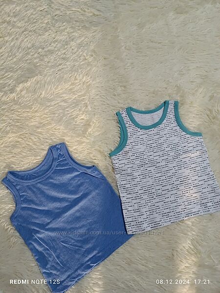 Майки Primark на 1.5-2 рочки