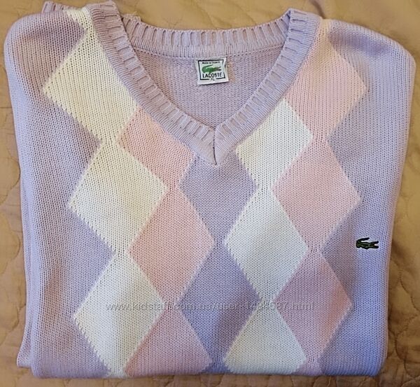 джемпер светр Lacoste 100 бавовна XL
